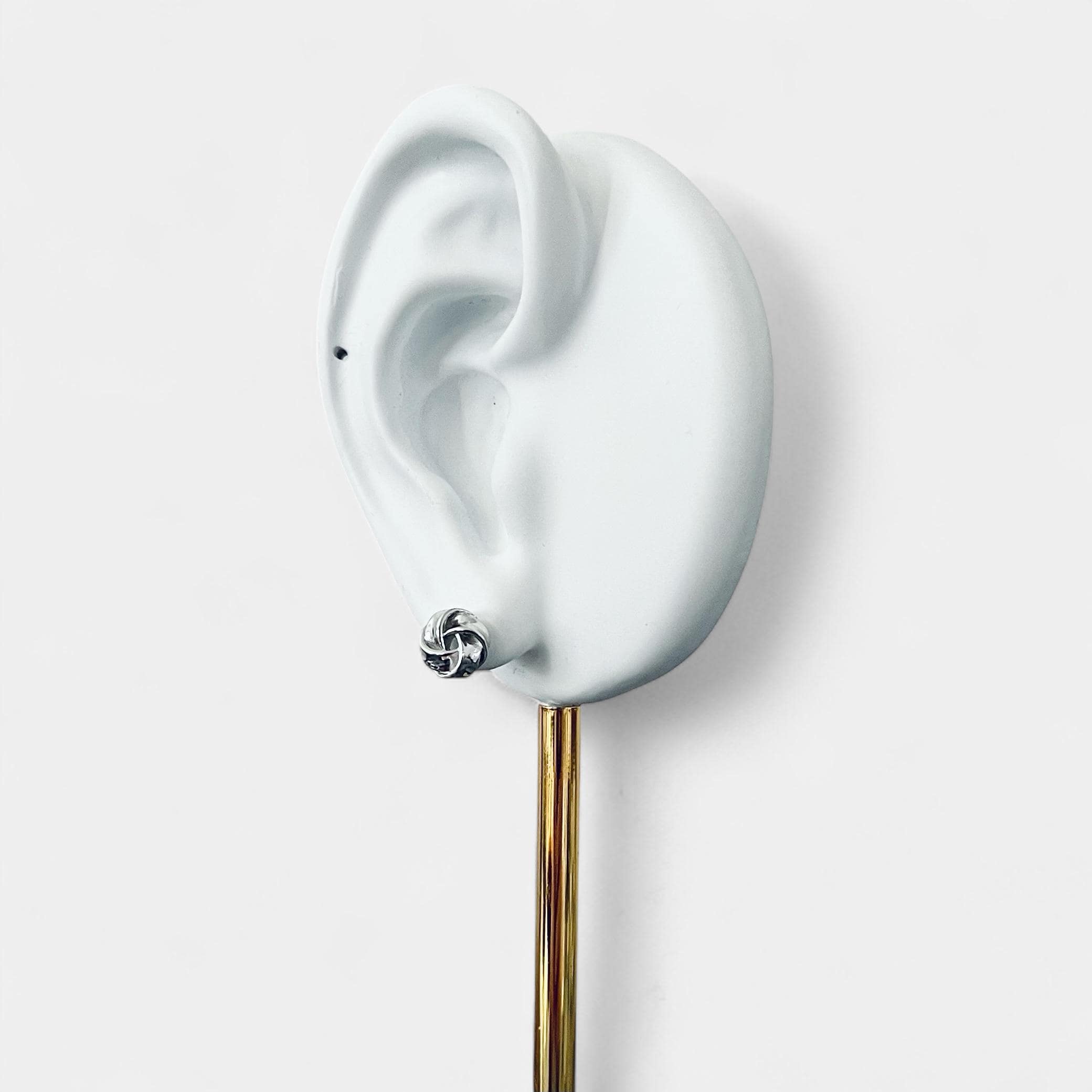 Sterling Silver Knot Stud Earrings: Elegant Everyday Jewellery