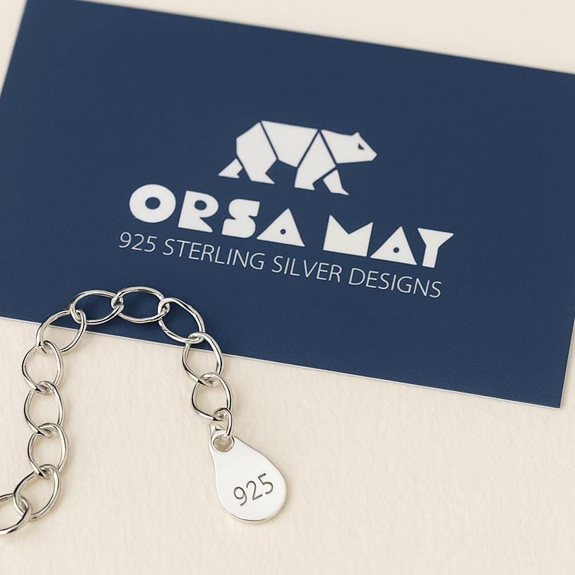 Sterling Silver Three Ring Necklace, Interlinked Necklace